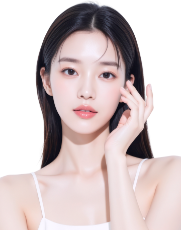 고우리 스킨부스터 시술 부위 모바일 모델 이미지