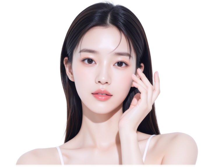 고우리 스킨부스터 시술 부위 모델 이미지